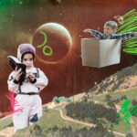 childhood concept collage